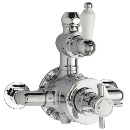 Nuie Edwardian Twin Thermostatic Exposed Shower Valve