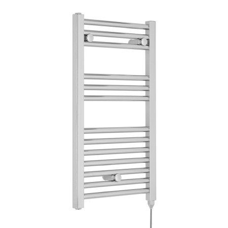 Nuie Electric Round 720 x 400mm Chrome Ladder Towel Rail