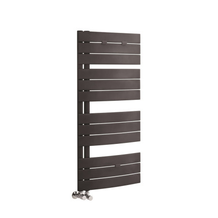 HLA36 Nuie Elgin Anthracite Curved Heated Towel Rail 1080 x 550mm (1)
