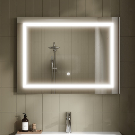 LQ506 Nuie Enif LED 600 x 800mm Touch Sensor Mirror Lifestyle