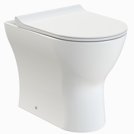 Nuie Freya Round Back To Wall Pan and Seat