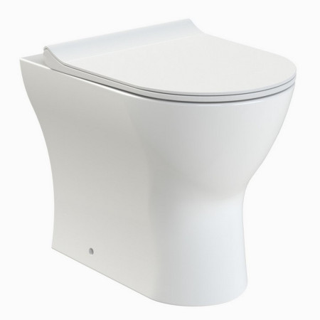 NCG306 Nuie Freya Round Back To Wall Pan and Seat