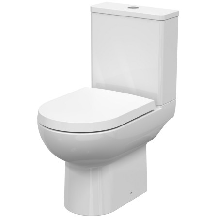 Nuie Isla Compact Close Coupled WC Pan with Seat