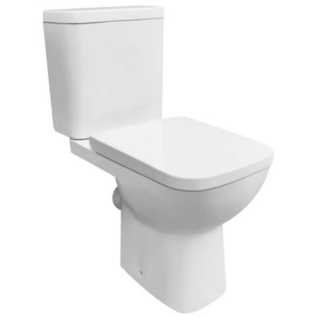Nuie Ivo Square Rimless Close Coupled WC with Seat