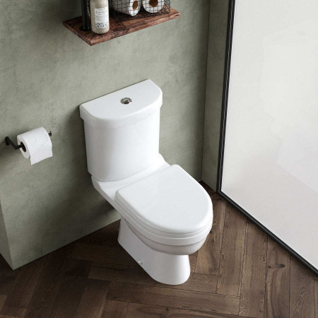 NCS250 Nuie Ivo WC Pan Cistern and Seat Top View