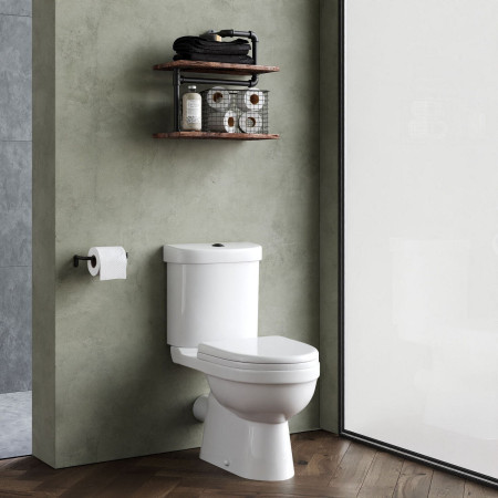 NCS250 Nuie Ivo WC Pan Cistern and Seat Bathroom Setting