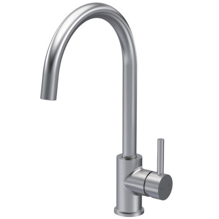 Nuie Lachen Mono Single Lever Kitchen Tap in Brushed Nickel