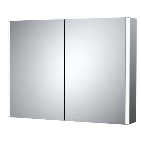 Nuie Leda LED Touch Sensor 2 Door Mirror Cabinet
