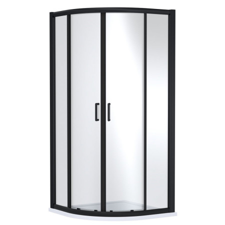 Nuie Lucie 1000mm Quadrant Shower Enclosure in Black