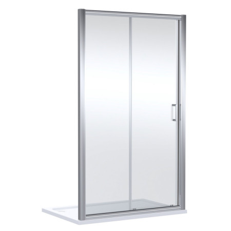 Nuie Lucie 1200mm Sliding Shower Door in Chrome