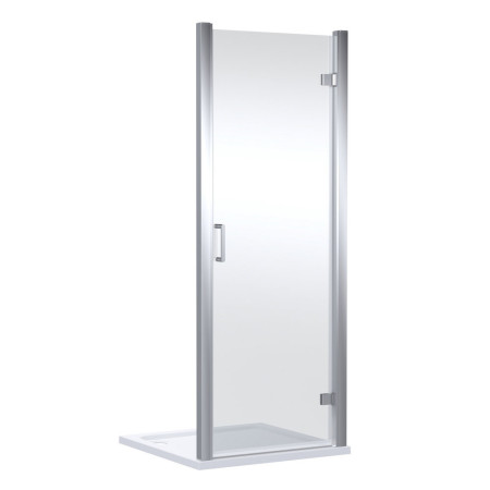 Nuie Lucie 900mm Hinged Shower Door in Chrome