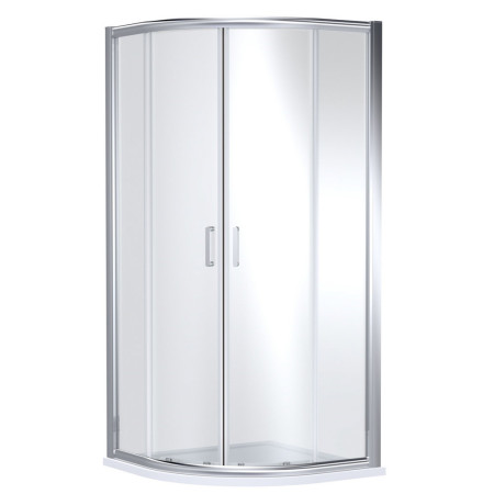 Nuie Lucie 900mm Quadrant Shower Enclosure in Chrome