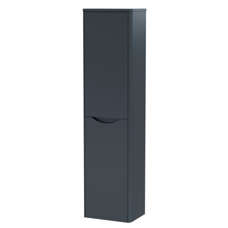 Nuie Lunar 400mm Satin Anthracite Wall Hung Tall Unit