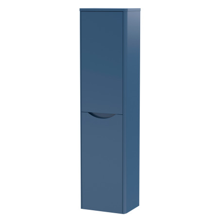 Nuie Lunar 400mm Satin Blue Wall Hung Tall Unit