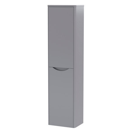 Nuie Lunar 400mm Satin Grey Wall Hung Tall Unit