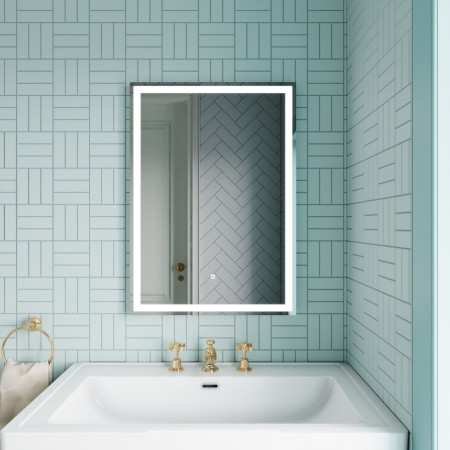 LQ502 Nuie Lyra LED 700 x 500mm Touch Sensor Mirror Lifestyle