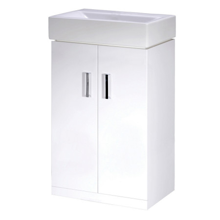 VTFW450 Nuie Mayford 450mm Floor Standing Cabinet and Basin (1)