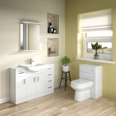 PRC144 Nuie Mayford 600 x 330mm WC Unit Lifestyle