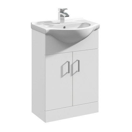 VTY550 Nuie Mayford 550mm Floor Standing Vanity Unit with Round Basin (1)
