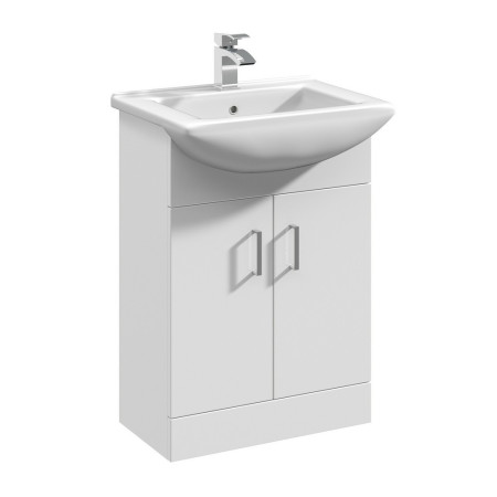 VTM550 Nuie Mayford 550mm Floor Standing Vanity Unit with Square Basin (1)