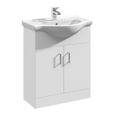 Nuie Mayford 650mm Floor Standing Vanity Unit with Round Basin