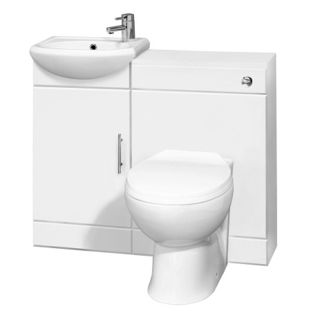 SIE002 Nuie Mayford Cloakroom Sienna Furniture Pack without Tap