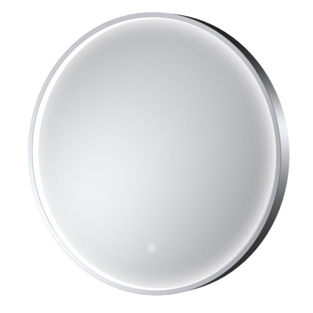 Nuie Mensa 600mm Chrome Round Framed LED Mirror