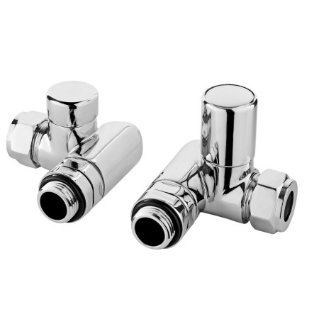 Nuie Minimalist Corner Dual Fuel Radiator Valves Pack