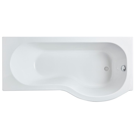 WBP1585R Nuie P Shaped Right Hand 1500 x 850mm Shower Bath (1)