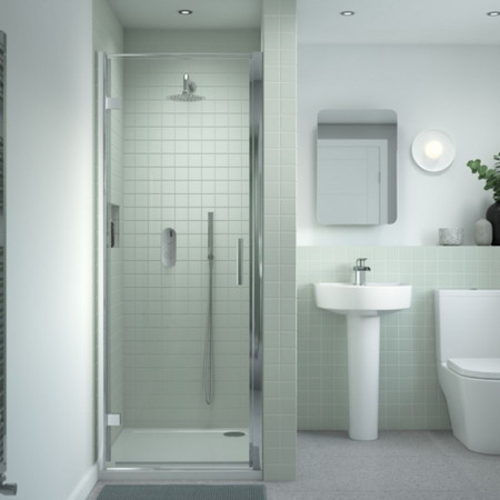 AQHD76 Nuie Pacific 760mm Hinged Shower Door (3)