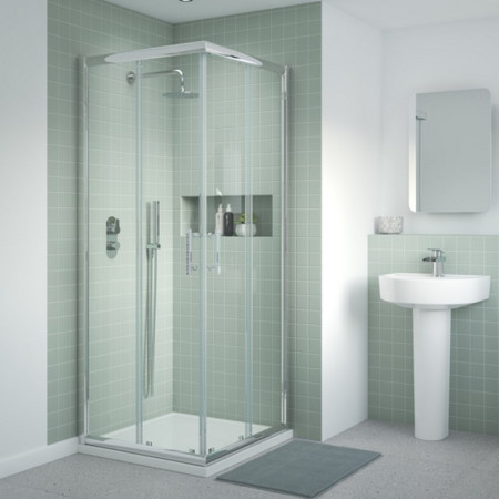 AFCE7676 Nuie Pacific Corner Entry 760mm Shower Enclosure (2)