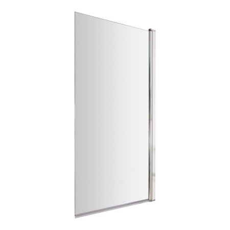 NSSQ Nuie Pacific Polished Chrome 6mm Square Hinged Bath Screen (1)