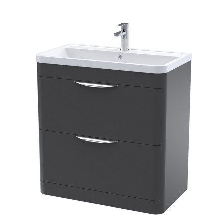 FPA1404 Nuie Parade 800mm Satin Anthracite Floor Standing Vanity Unit (1)