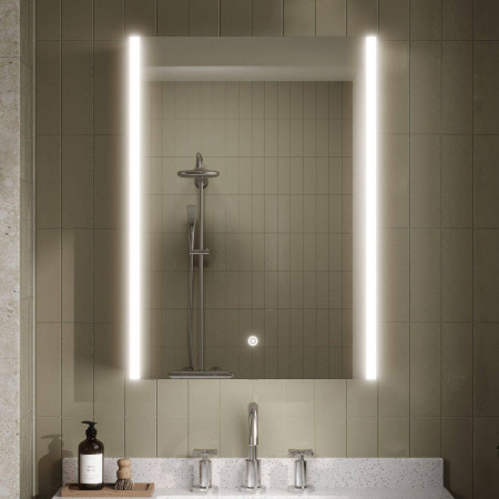 LQ093 Nuie Pavo LED Touch Sensor 1 Door Mirror Cabinet Lifestyle