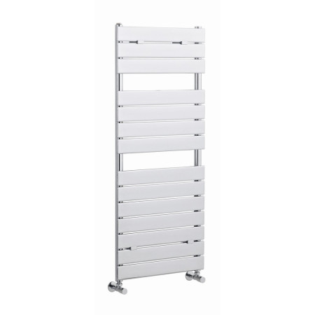 Nuie Piazza Chrome 1213 x 500mm Heated Towel Radiator
