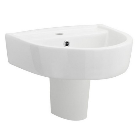 CPV003 Nuie Provost 420mm Basin and Semi Pedestal