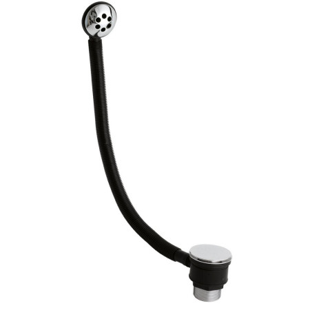 Nuie Push Button Bath Waste with Overflow
