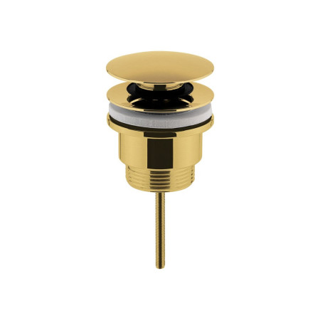 EK810 Nuie Push Button Universal Brushed Brass Basin Waste (1)