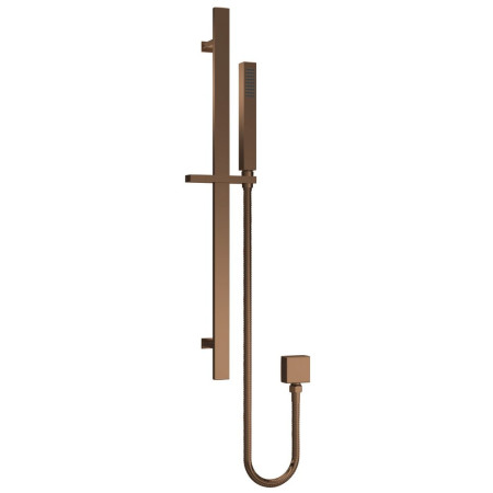 Nuie Rectangular Brushed Bronze Slider Rail Kit