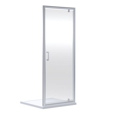 Nuie Rene 1000mm Chrome Pivot Shower Door