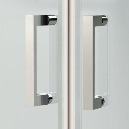 SMQU10-E6 Nuie Rene 1000mm Chrome Quadrant Shower Enclosure Handle Design