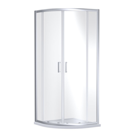 Nuie Rene 1000mm Chrome Quadrant Shower Enclosure