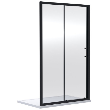 Nuie Rene 1000mm Single Sliding Door in Black