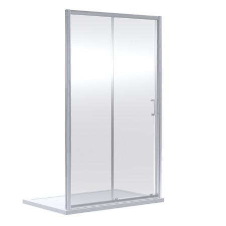 Nuie Rene 1200mm Single Sliding Door in Chrome