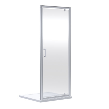 SMPD76-E6 Nuie Rene 760mm Pivot Shower Door in Chrome