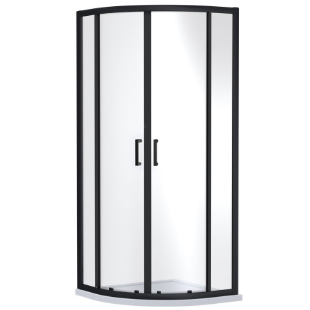 Nuie Rene 800mm Quadrant Shower Enclosure in Black