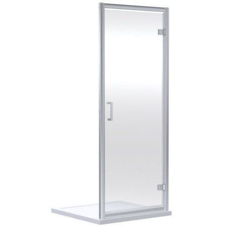 Nuie Rene 900mm Hinged Shower Door in Chrome