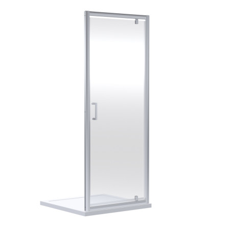 Nuie Rene 900mm Pivot Shower Door in Chrome