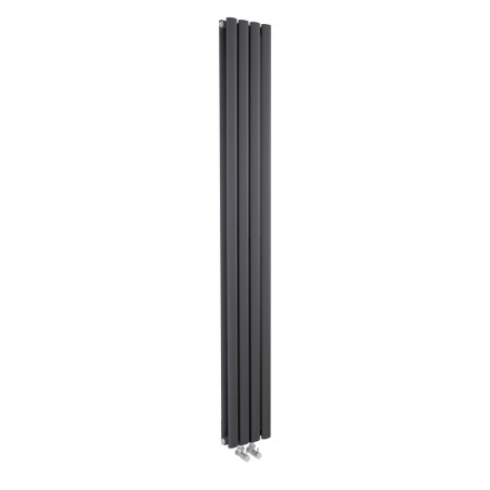 HRE009 Nuie Revive Compact Vertical Anthracite 1800 x 236mm Radiator Double Panel