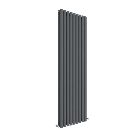 HLA81 Nuie Revive Vertical Anthracite 1800 x 528mm Radiator Double Panel